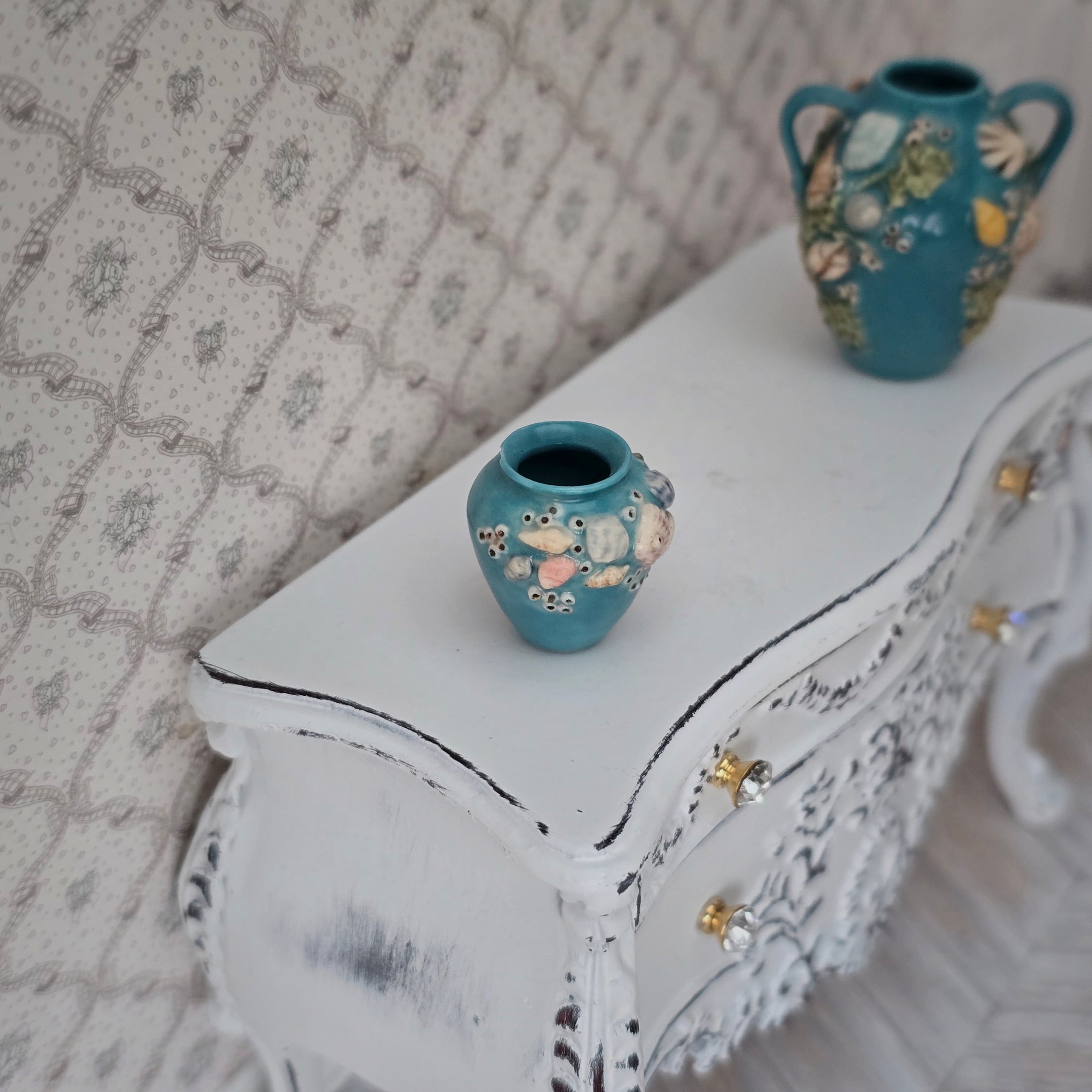 Susan Van Tubbergen "Of the Sea" Grotto Vase with Barnacles