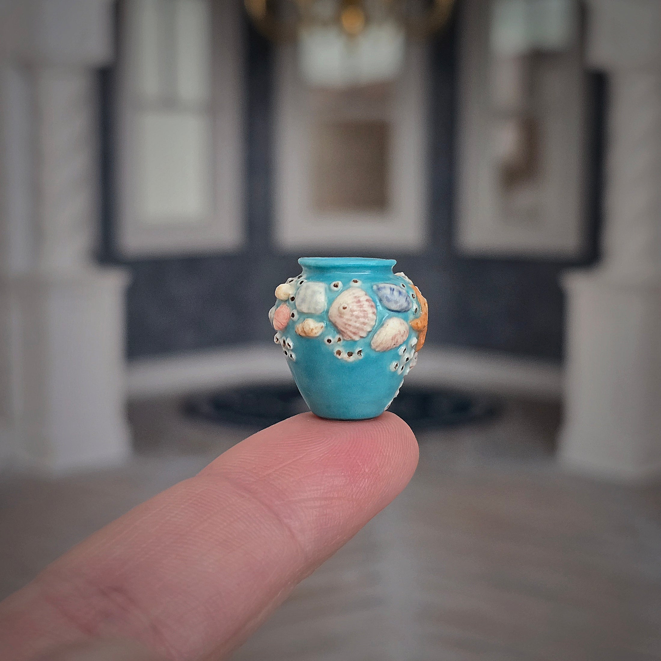 Susan Van Tubbergen "Of the Sea" Grotto Vase with Barnacles