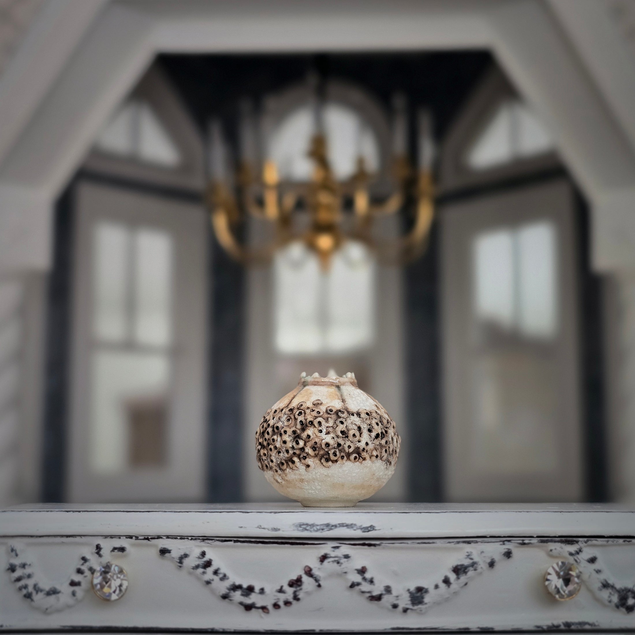 Incredible IGMA Susan Van Tubbergen Sea Urchin Vase