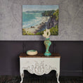 Load image into Gallery viewer, Coastal Cliff Seascape Canvas Impressionist Painting
