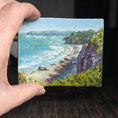 Load image into Gallery viewer, Coastal Cliff Seascape Canvas Impressionist Painting
