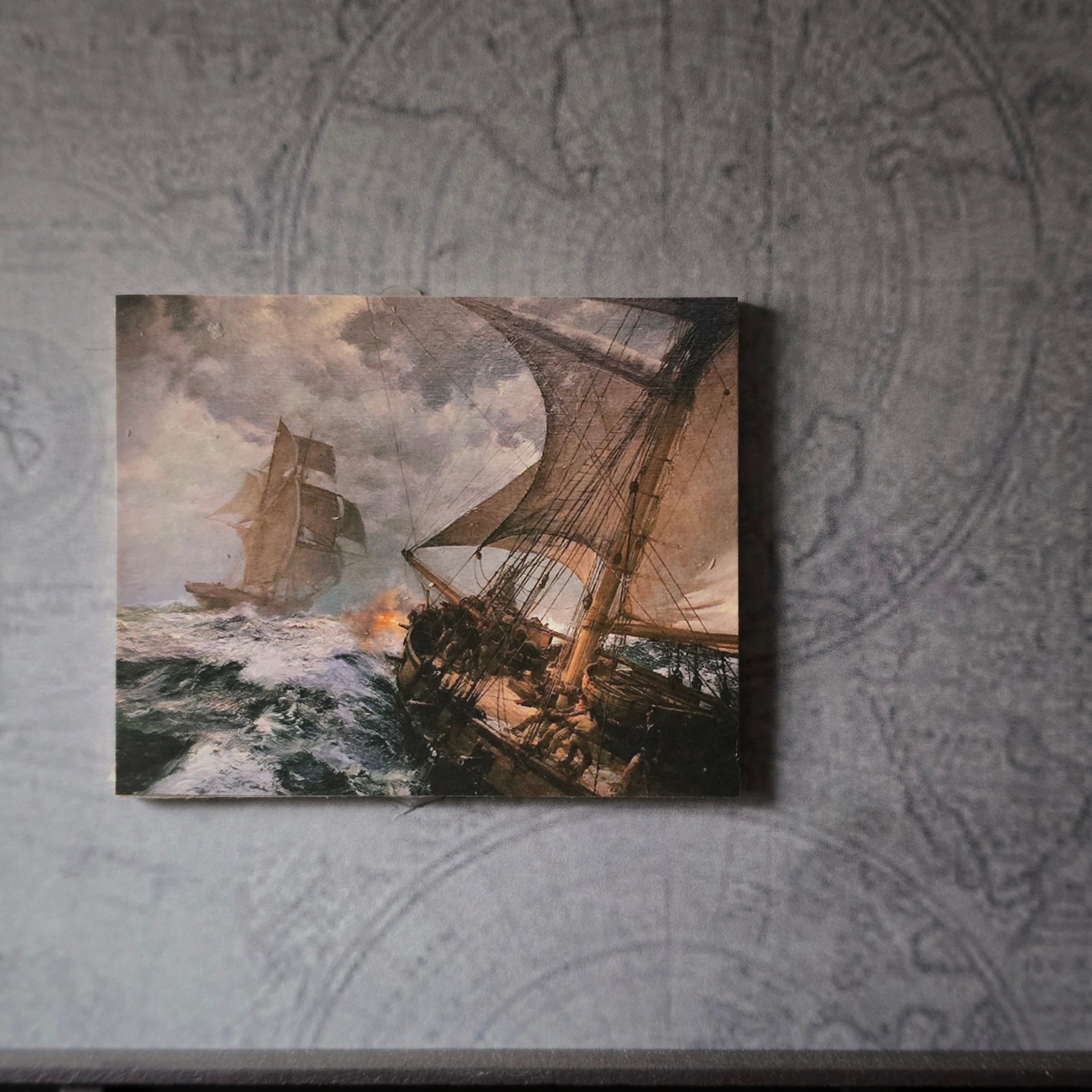 Montague Dawson "Night Suspect" Maritime Canvas Print