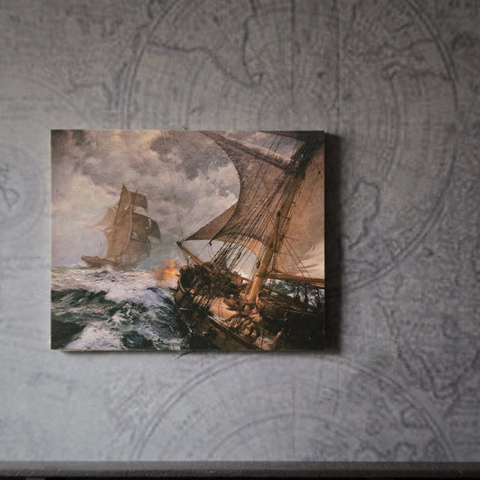 Montague Dawson "Night Suspect" Maritime Canvas Print