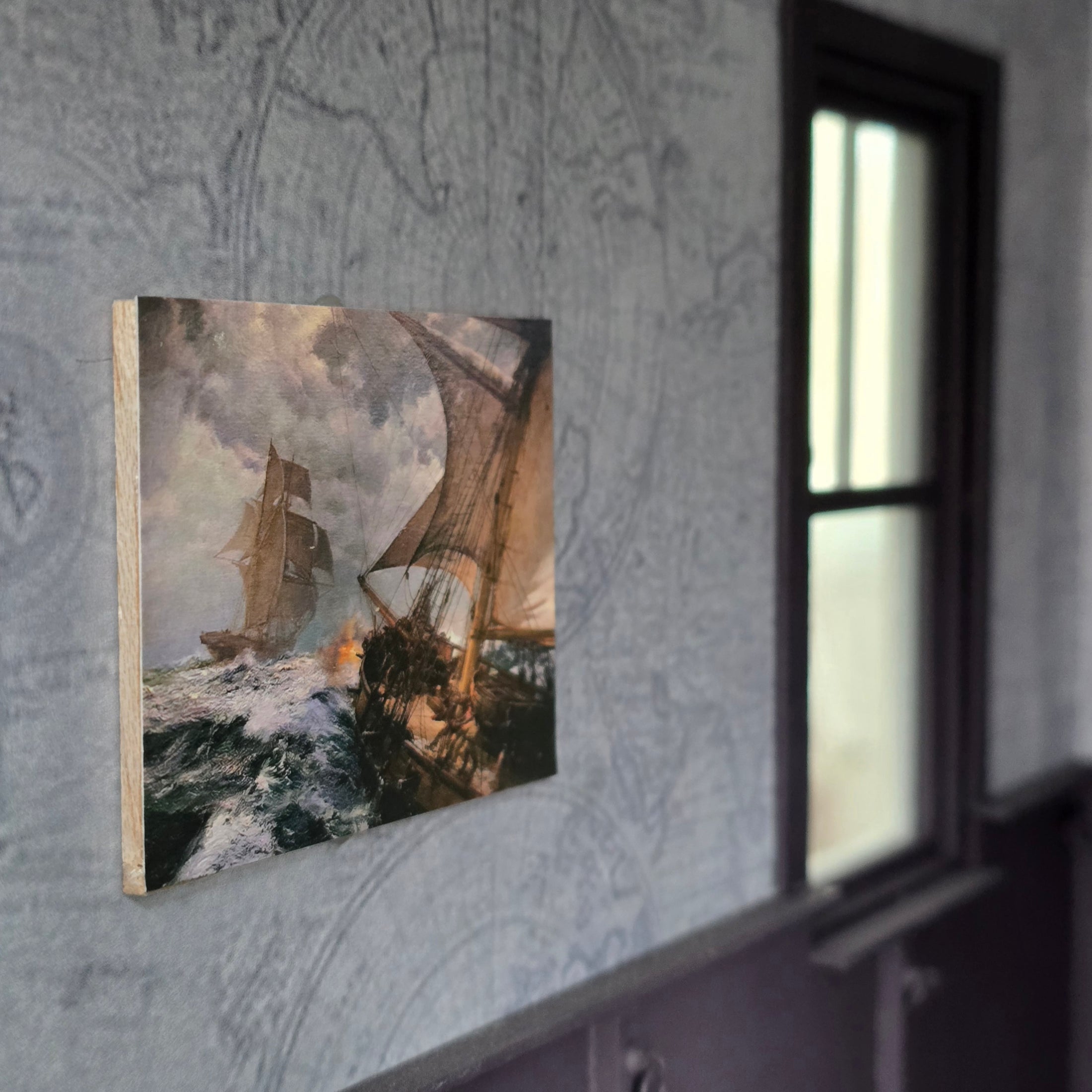 Montague Dawson "Night Suspect" Maritime Canvas Print
