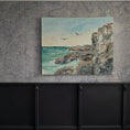 Load image into Gallery viewer, Signed Bar Harbor Coastal Seascape Impressionistic Oil Painting
