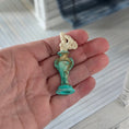 Load image into Gallery viewer, Pair of Clay Amphoras with Gold Leaf Patina & Natural Coral
