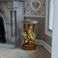 Load image into Gallery viewer, Stunning and RARE Miniature Mermaid Micro-Mosaic Pedestal by Gil Mena
