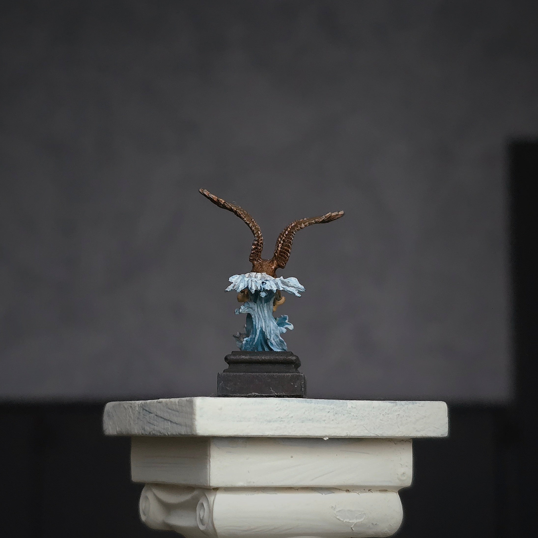Daniel Kronberg "Eagle Fishing" Bronze Sculpture Dollhouse Miniature