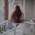 Load image into Gallery viewer, Sitting Mermaid Porcelain Doll with Iridescent Tail, Bespaq Barstool, Sipping a Martini
