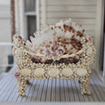 Load image into Gallery viewer, Pamela Goldman OOAK Sea Shell Settee Dollhouse Miniature
