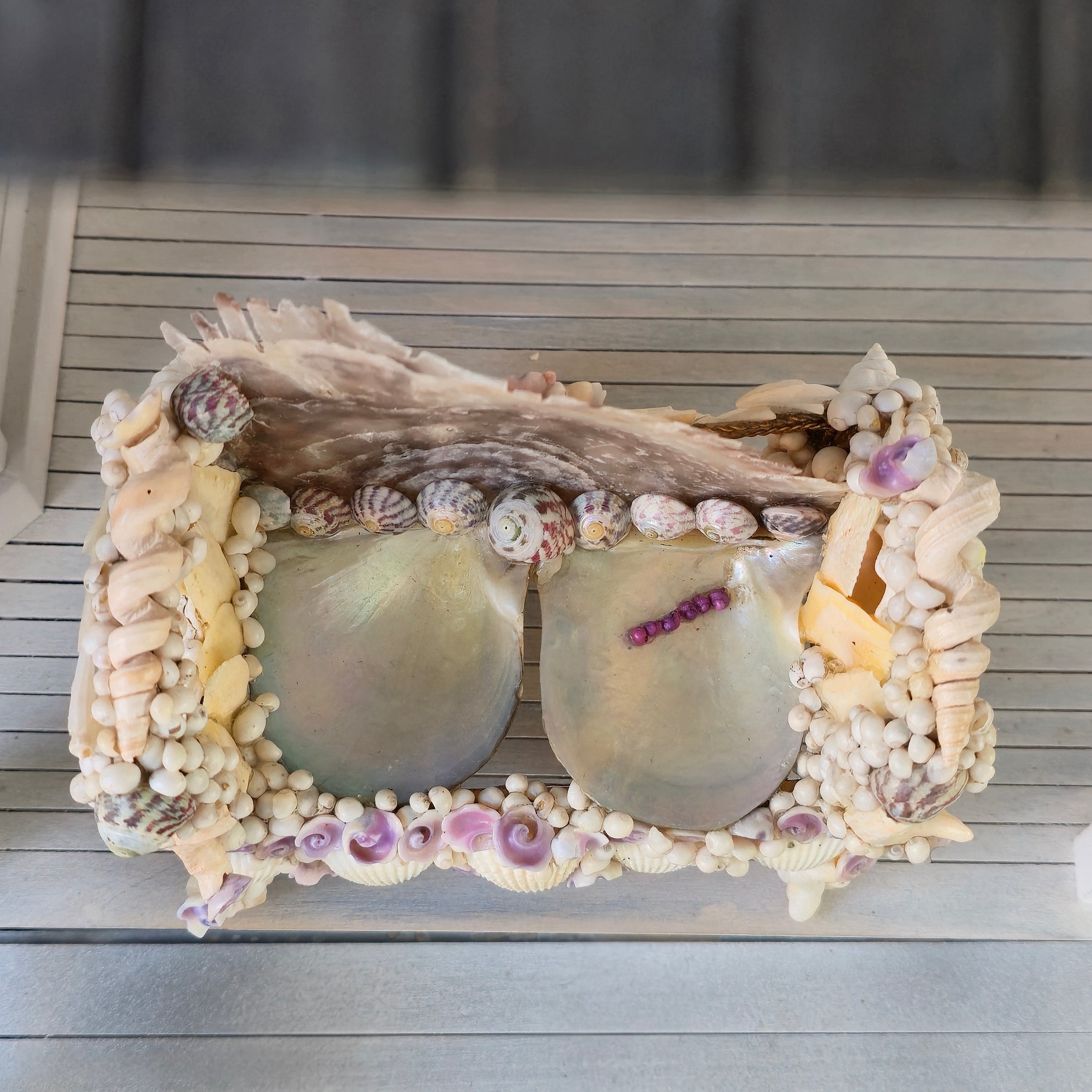 Pamela Goldman OOAK Sea Shell Settee Dollhouse Miniature