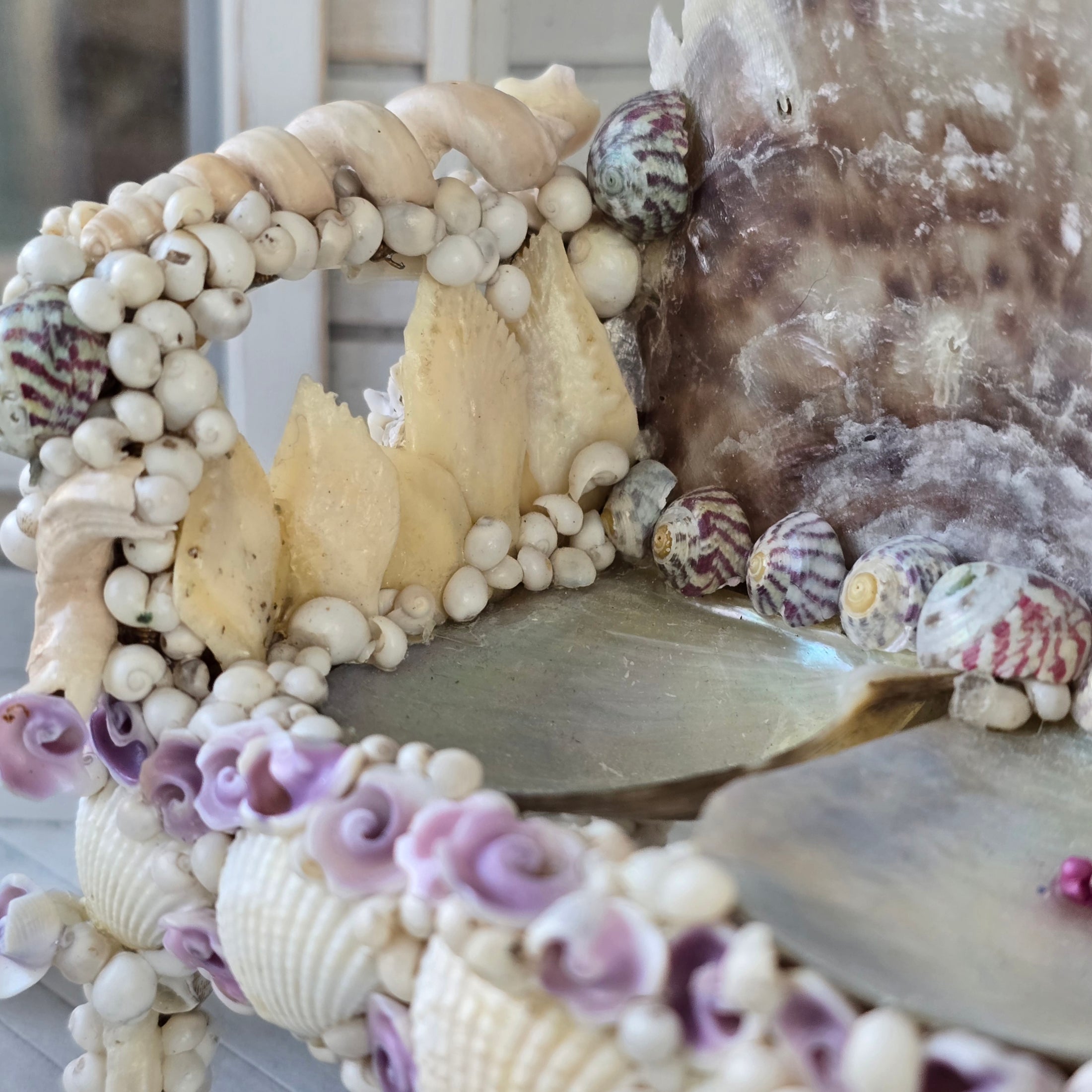 Pamela Goldman OOAK Sea Shell Settee Dollhouse Miniature