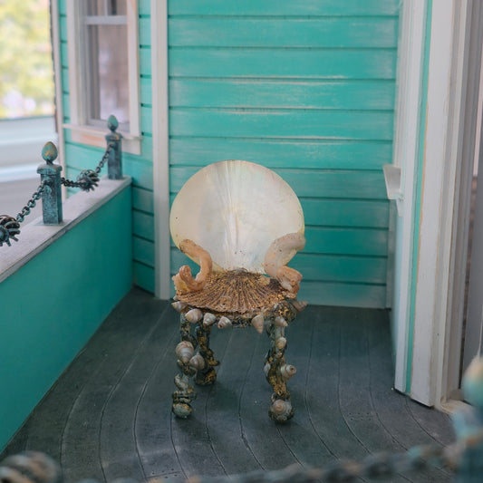 Pamela Goldman Shellwork Armchair Dollhouse Miniature