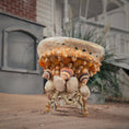 Load image into Gallery viewer, Pamela Goldman Shellwork Chaise Lounge Dollhouse Miniature
