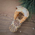 Load image into Gallery viewer, Pamela Goldman Shellwork Chaise Lounge Dollhouse Miniature
