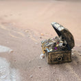 Load image into Gallery viewer, Miniature Pirate Treasure Chest Filled With Gold & Jewels Bounty Dollhouse
