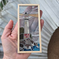 Load image into Gallery viewer, Lighthouse Real Stained Glass Window Panel Architectural Element
