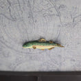 Load image into Gallery viewer, Hand-Painted Clay Trophy Trout Fish Wall Mount Set
