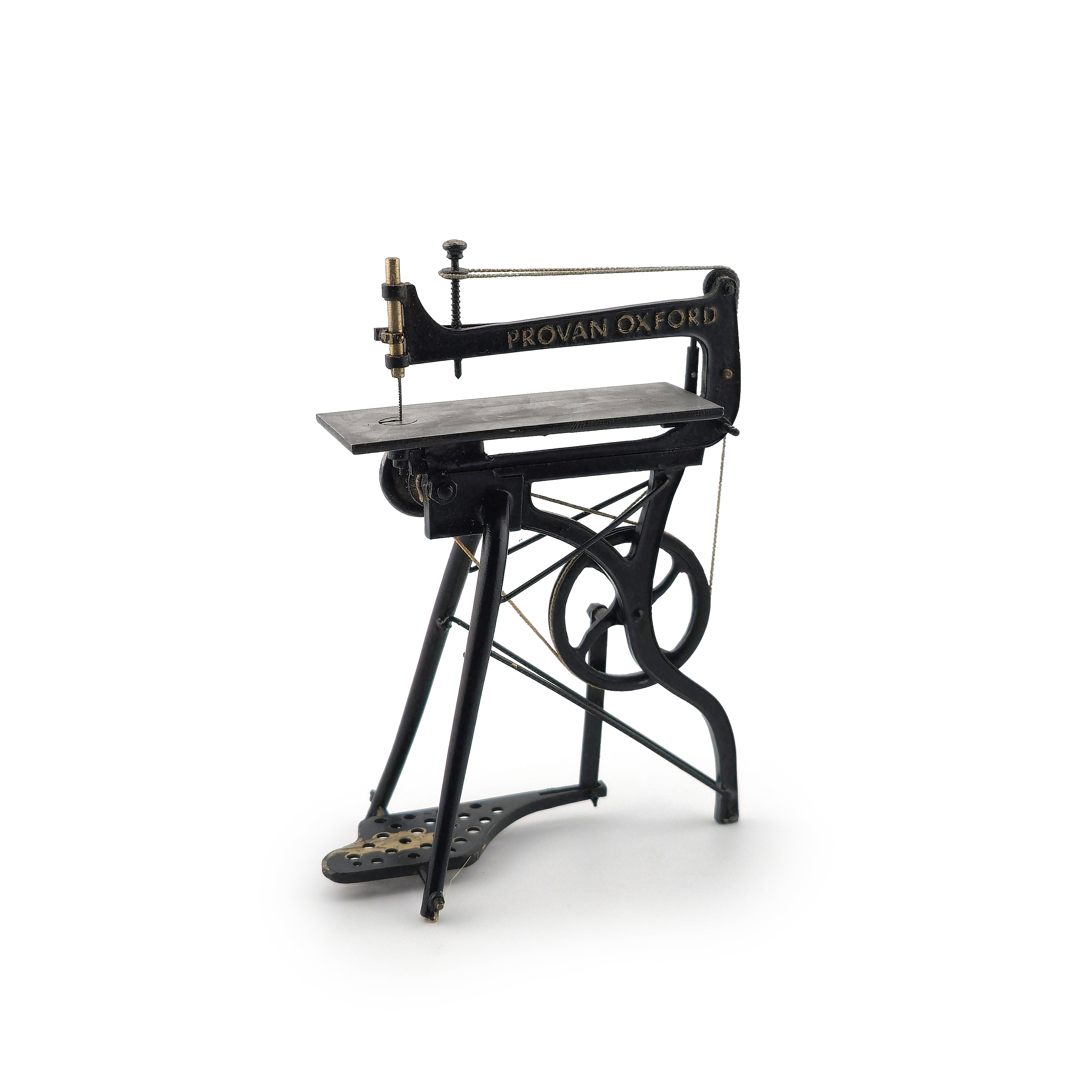 Miniature Provan Oxford Foot Powered Saw Workshop Tool 1:12 Metal