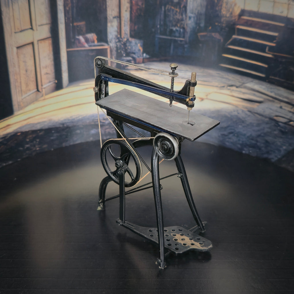 Miniature Provan Oxford Foot Powered Saw Workshop Tool 1:12 Metal