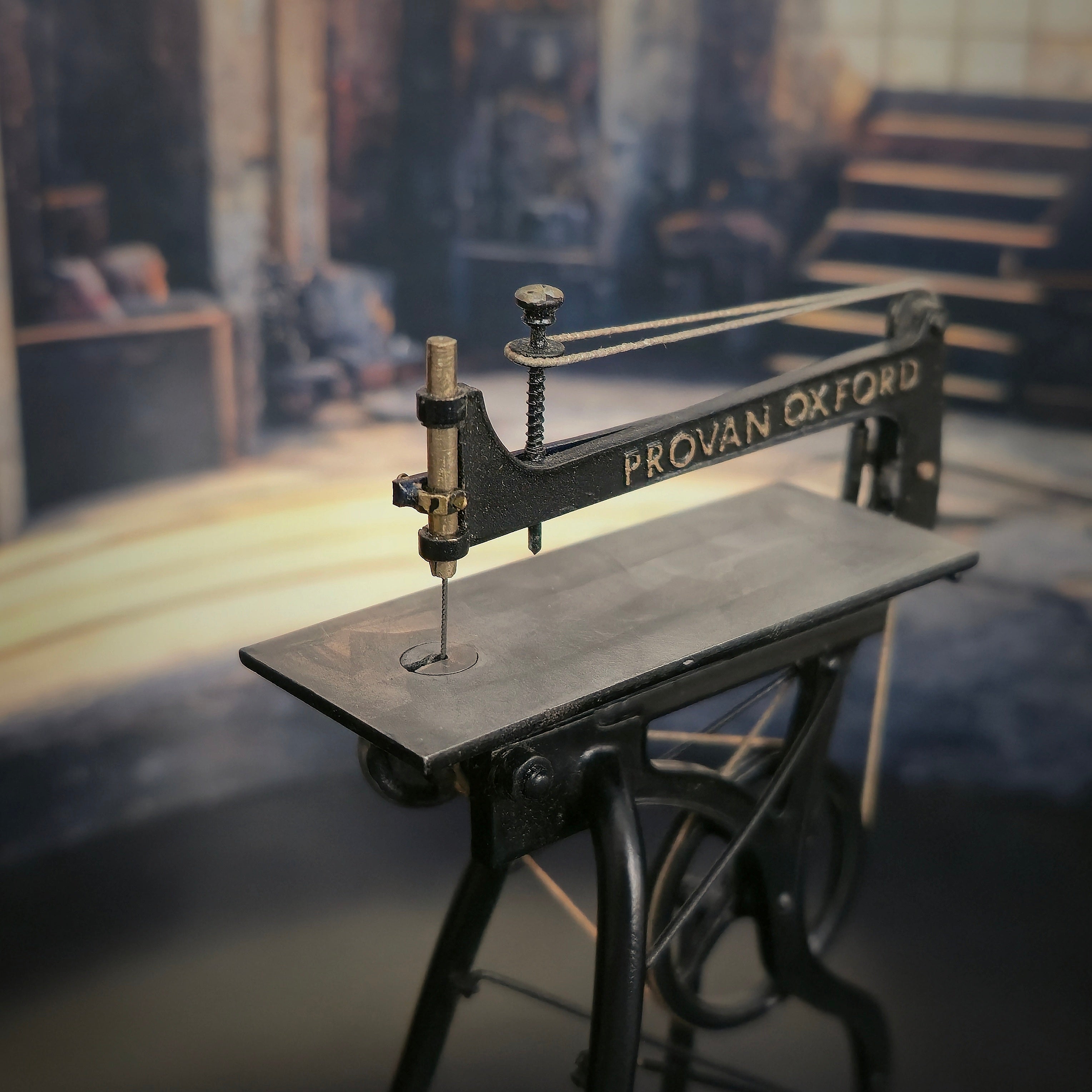 Miniature Provan Oxford Foot Powered Saw Workshop Tool 1:12 Metal