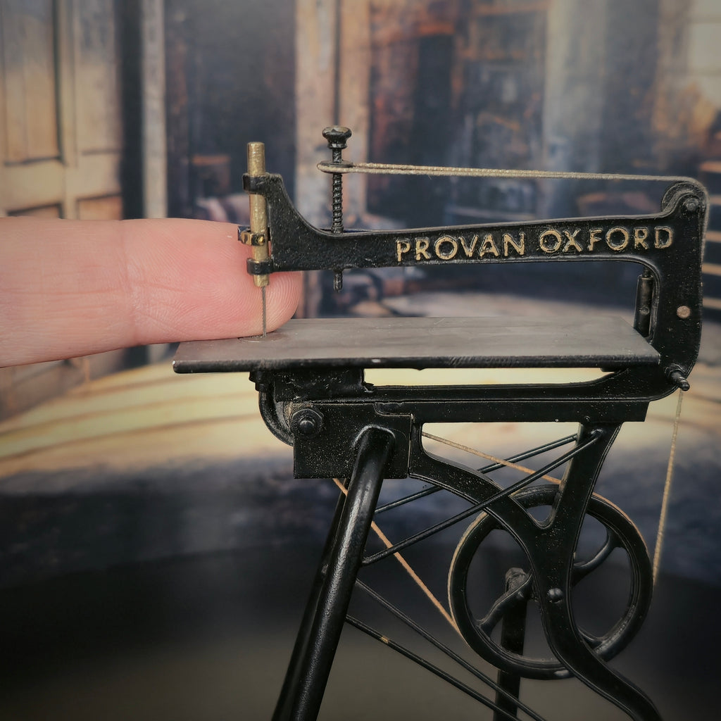 Miniature Provan Oxford Foot Powered Saw Workshop Tool 1:12 Metal
