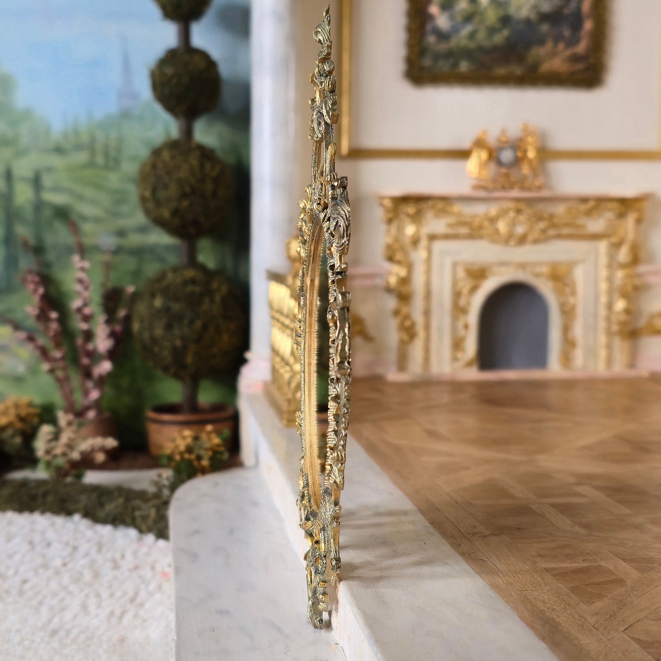 IGMA John Hodgson Chippendale Chinoiserie Rococo Miniature Wall Mirror UK