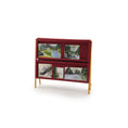 Load image into Gallery viewer, Hand Painted Landscape Display Rack Folk Art Gallery Artist's Portfolio Stand
