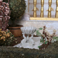 Load image into Gallery viewer, Tall Vince Stapleton Miniature Porcelain Dolphin Compote Iridescent Signed IGMA

