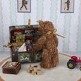 Load image into Gallery viewer, OOAK Cinnamon Mohair Teddy Bear Dollhouse Toy Artisan Made
