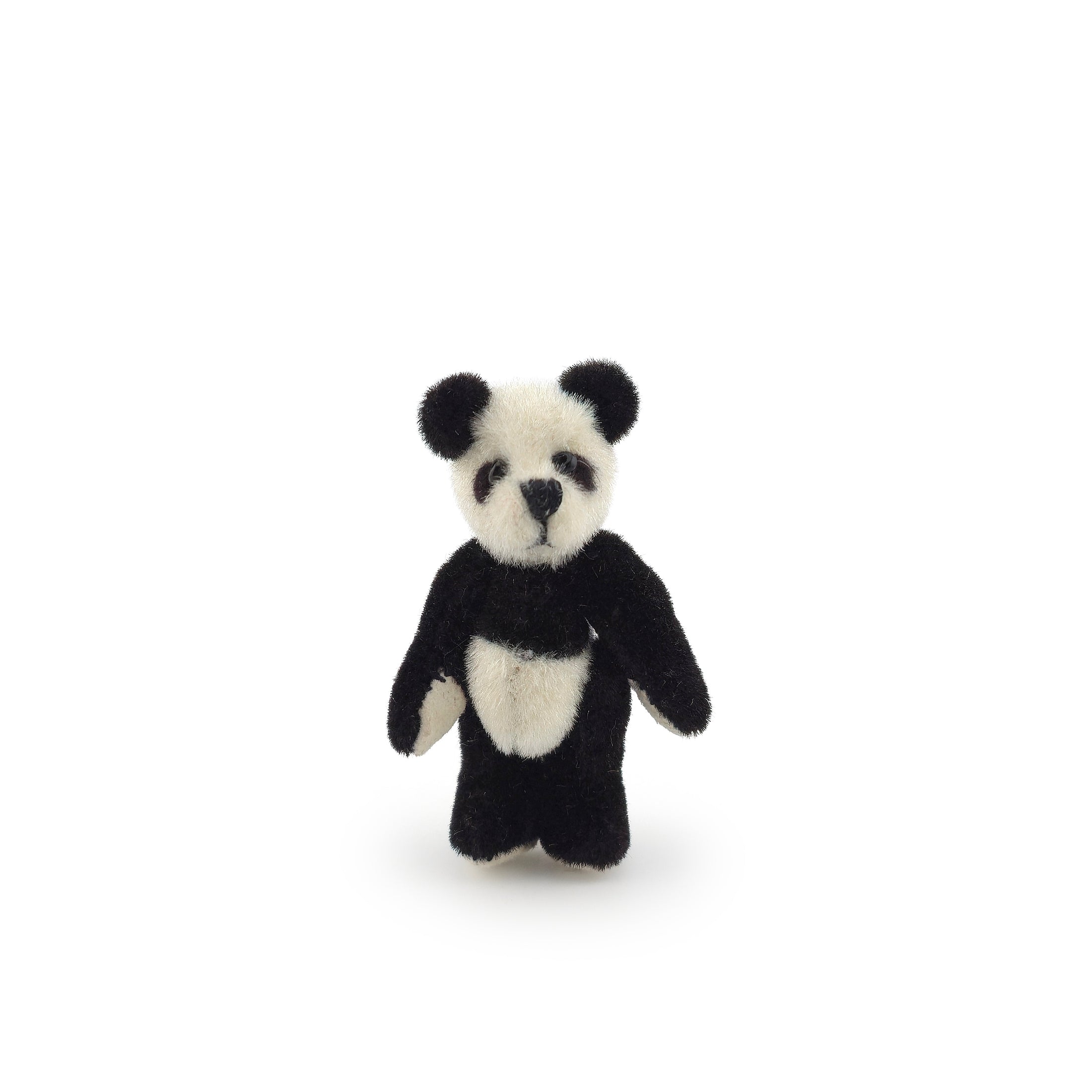 Anna Braun Miniature Panda Bear Silk Mohair Dollhouse Toy