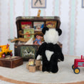 Load image into Gallery viewer, Anna Braun Miniature Panda Bear Silk Mohair Dollhouse Toy
