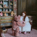 Load image into Gallery viewer, Kay’s Bears Rose Pink Miniature Teddy Bear Silk Velvet Mohair
