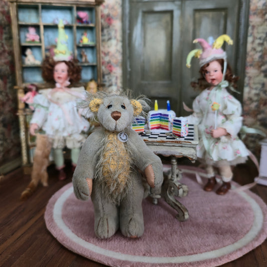 Norman by Teresa’s Bears Miniature Mohair Artist Teddy Bear
