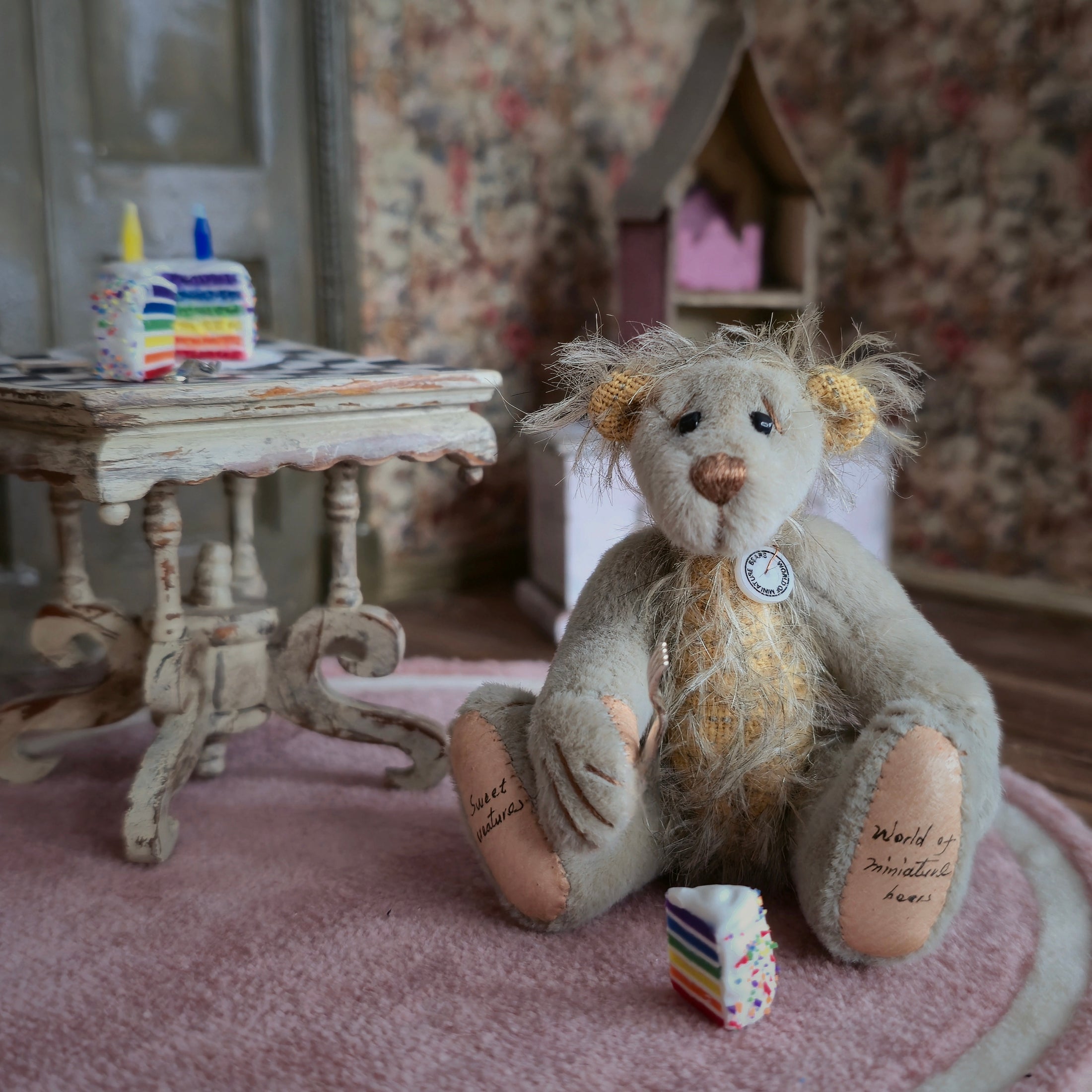 Norman by Teresa’s Bears Miniature Mohair Artist Teddy Bear