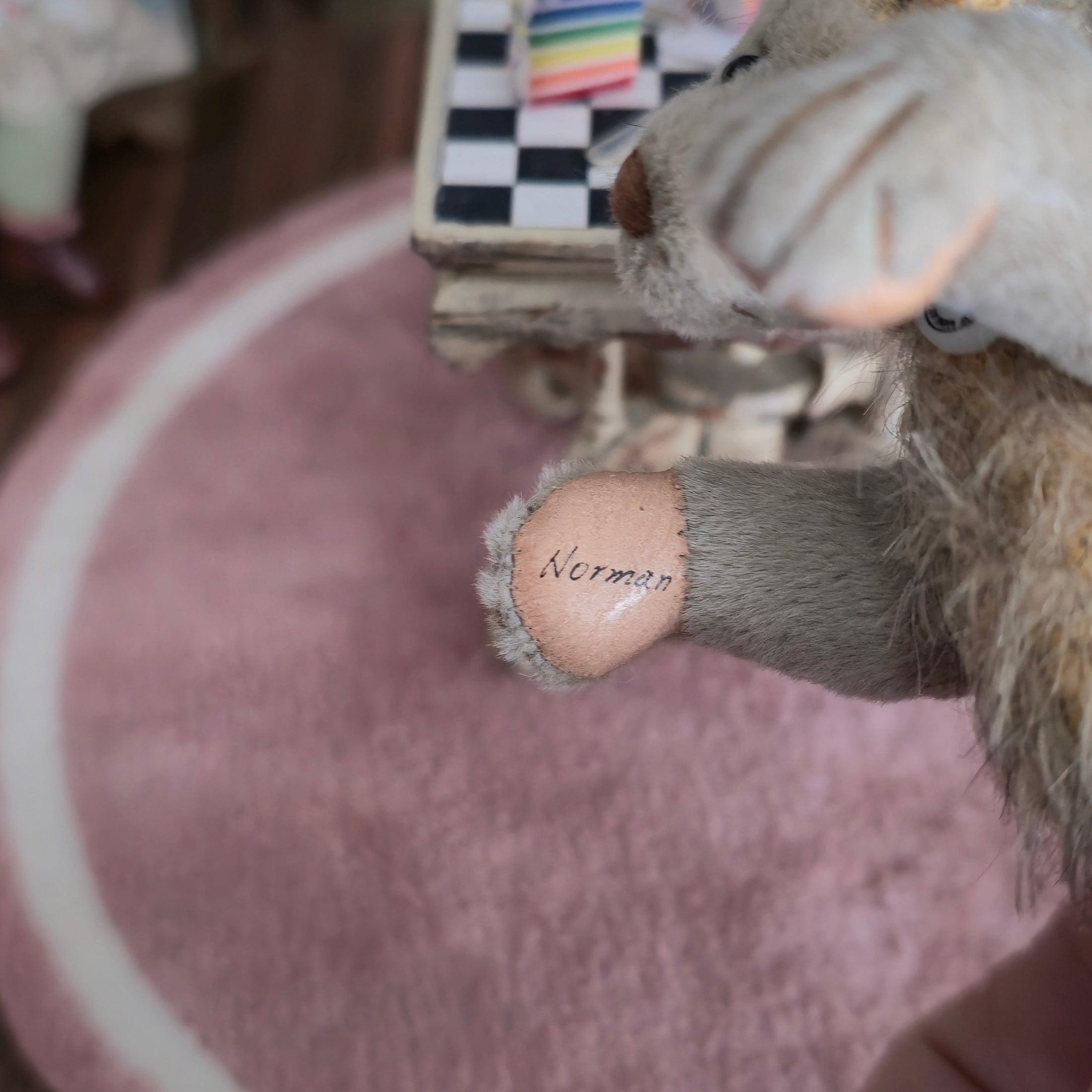 Norman by Teresa’s Bears Miniature Mohair Artist Teddy Bear
