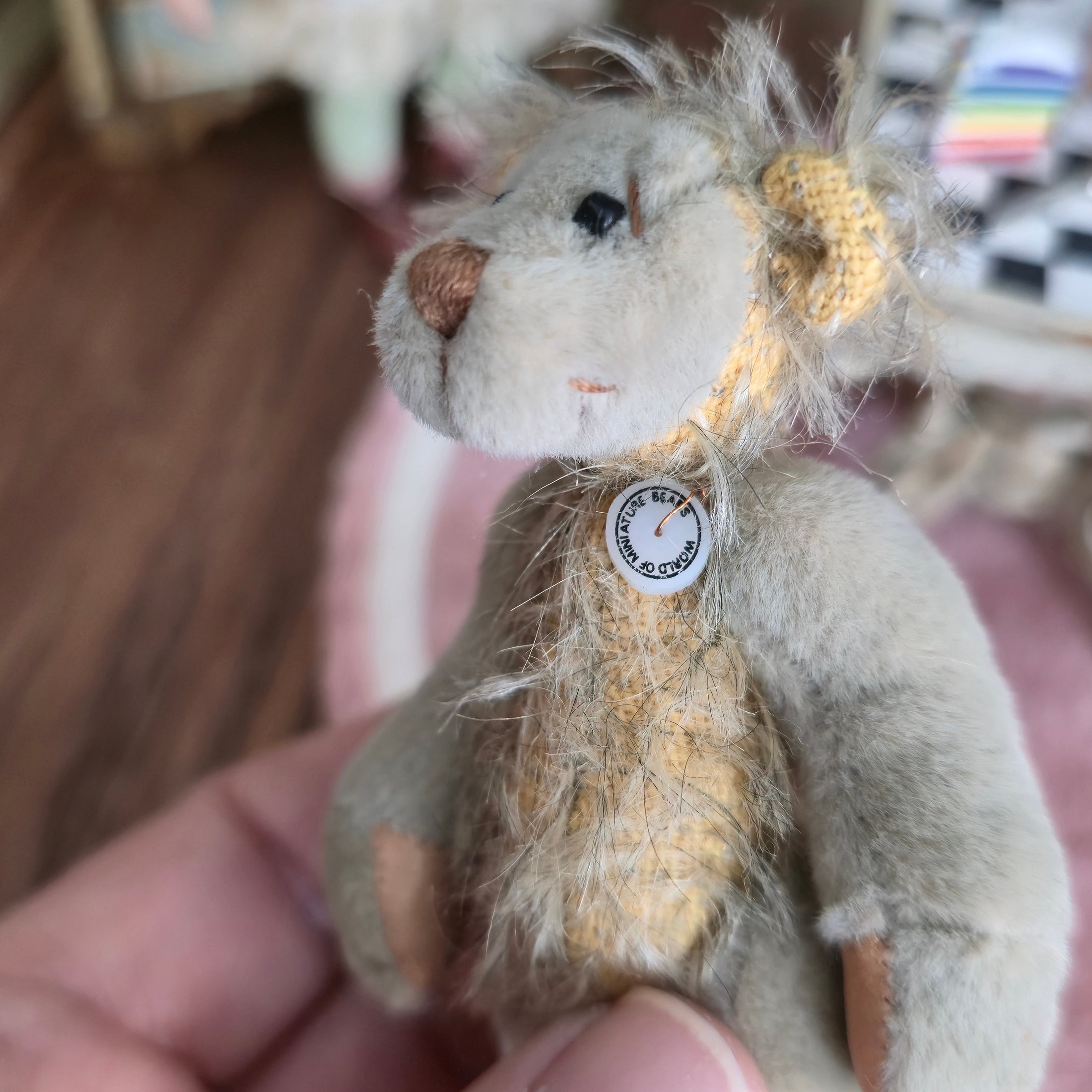 Norman by Teresa’s Bears Miniature Mohair Artist Teddy Bear