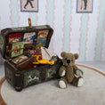 Load image into Gallery viewer, Vintage Little Brown Classic Mohair Teddy Bear Hand Stitched
