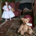 Load image into Gallery viewer, Vintage Jointed Tan Mohair Teddy Bear by Beth Diane Hogan

