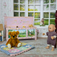 Load image into Gallery viewer, Vintage Artisan Miniature Jointed Golden Mohair Teddy Bear
