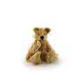 Load image into Gallery viewer, OOAK Miniature Burlap & Mohair Teddy Bear Artisan Dollhouse Toy
