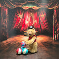 Load image into Gallery viewer, RESERVED JULIE D Fritz Honey Mohair Jointed Toy Teddy Bear Dollhouse Miniature by Bearly a Whisper
