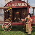 Load image into Gallery viewer, Hugo Brown Jointed Mohair Toy Teddy Bear With Harness Bearly a Whisper Limited Edition
