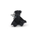 Load image into Gallery viewer, Black Mohair Jointed Toy Teddy Bear With Bow OOAK Artisan Miniature Dollhouse
