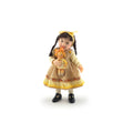Catherine Muniere IGMA Little Girl Doll in Yellow with Cloth Toy Doll Companion