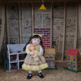 Load image into Gallery viewer, Catherine Muniere IGMA Little Girl Doll in Yellow with Cloth Toy Doll Companion
