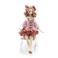 Load image into Gallery viewer, Caroline OOAK CosyDolls Miniature Dollhouse Doll in Pink by Agne Mikalauskiene
