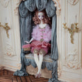 Load image into Gallery viewer, Caroline OOAK CosyDolls Miniature Dollhouse Doll in Pink by Agne Mikalauskiene
