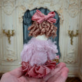 Load image into Gallery viewer, Caroline OOAK CosyDolls Miniature Dollhouse Doll in Pink by Agne Mikalauskiene
