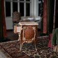 Load image into Gallery viewer, RESERVED FOR RICK Marquetry Louis XV Commode Table Marble Top Rococo
